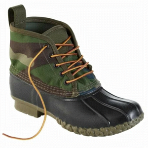 L.L. Bean Nylon Camo Bean Boots